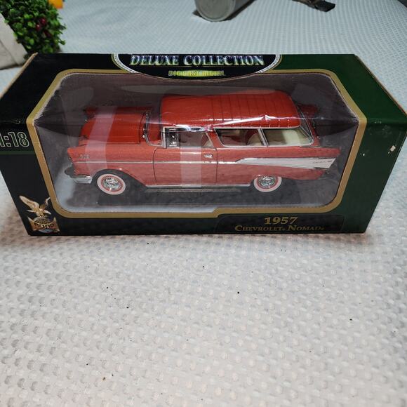 ROUGH TOUGH 1957 CHEVROLET NOMAD METAL CAR MODEL - Picture 3 of 10